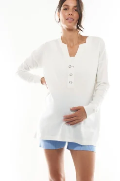 All For Us Waffle Henley