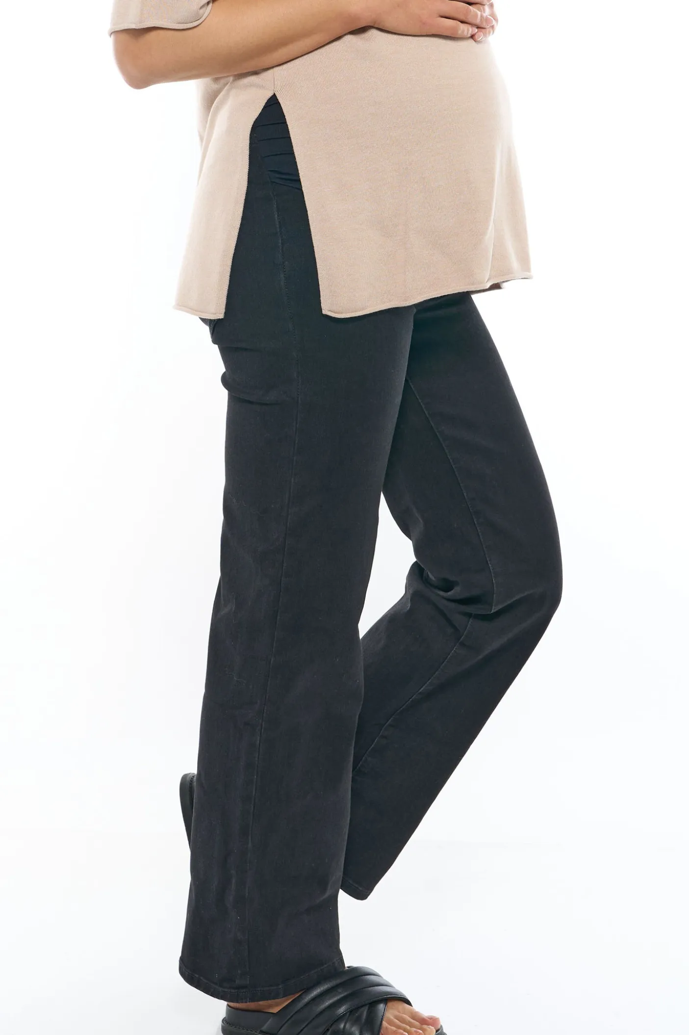 All Hours Wide Leg Jean - Black*