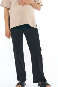 All Hours Wide Leg Jean - Black*