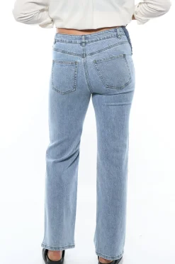 All Hours Wide Leg Jean - Blue Fade*