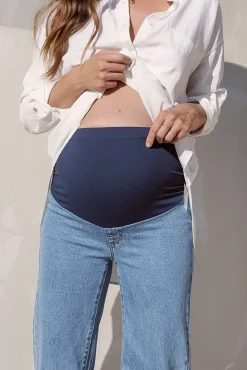All Hours Wide Leg Jean - Deep Indigo*