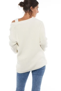 Bound To Be Button Sweater - Ivory