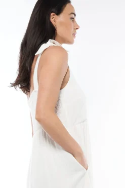 Breeze Along Midi Dress - White