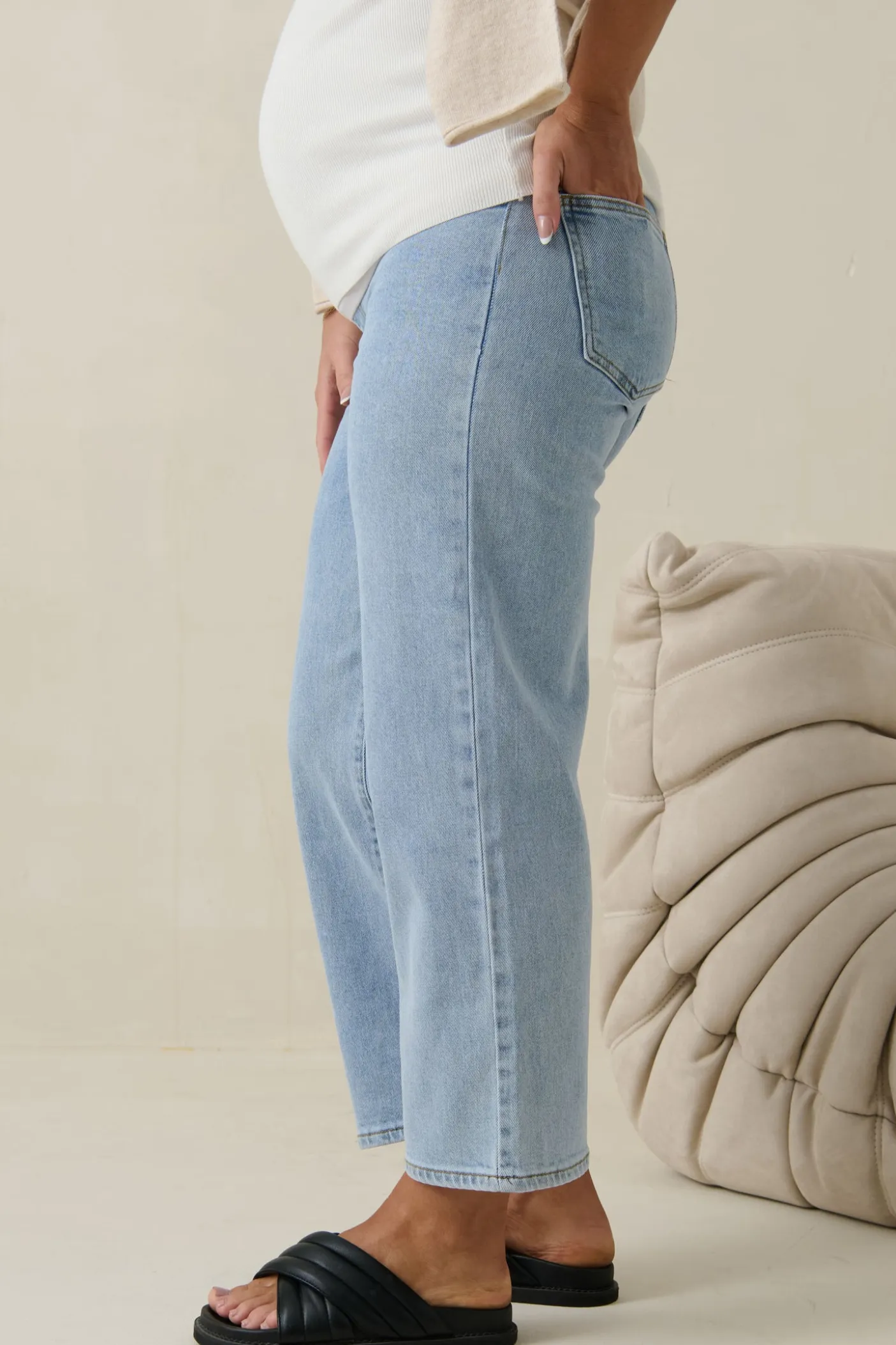By The Way Crop Wide Jean