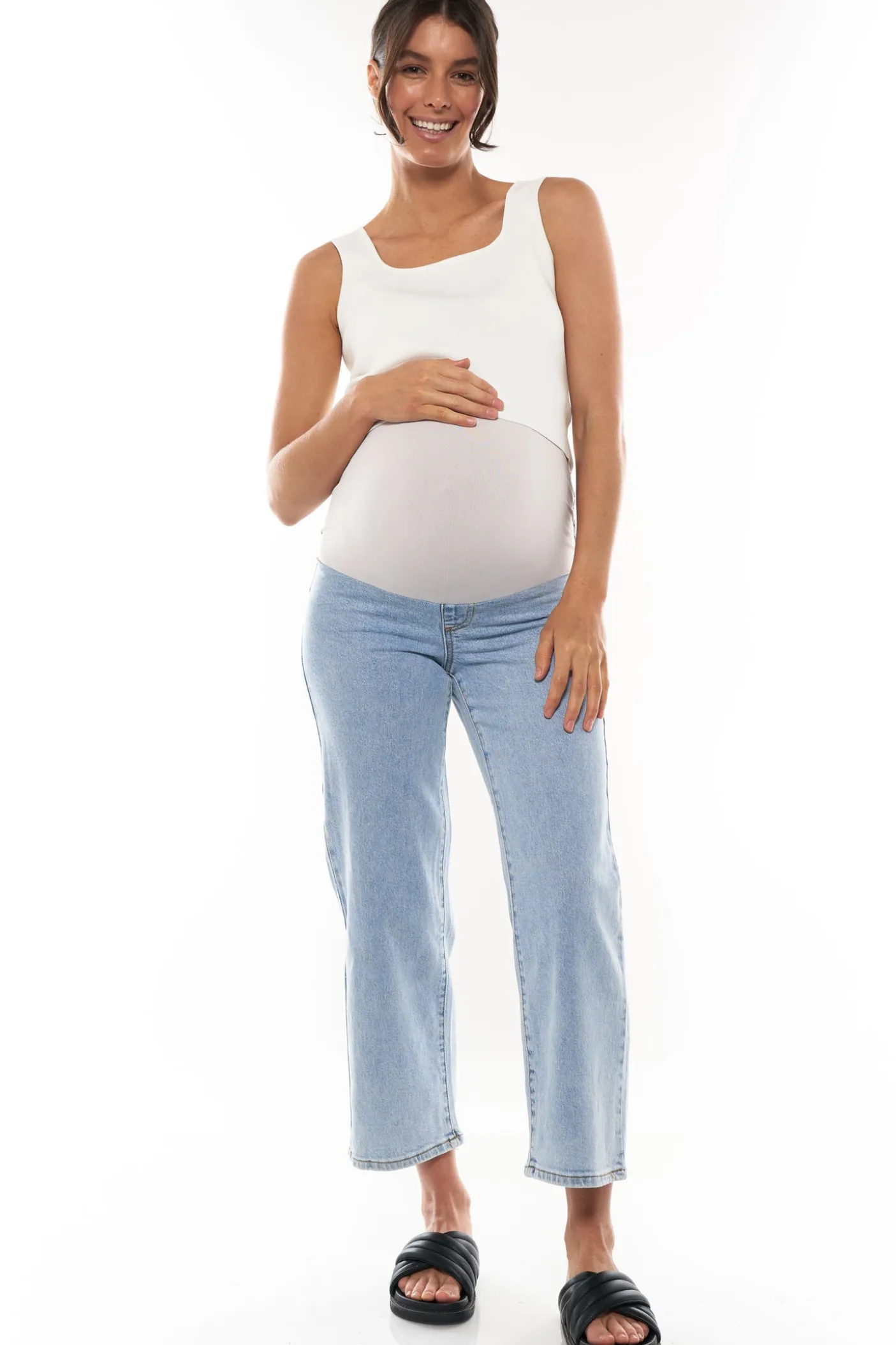 By The Way Crop Wide Jean