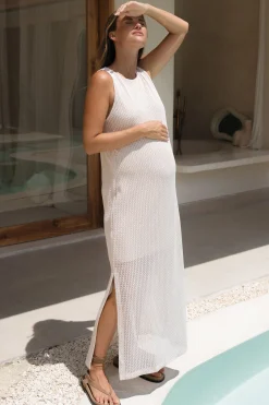 Calibration Nursing Column Dress - Hazelnut