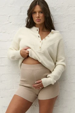 Cloud Nine Knit Maternity Short