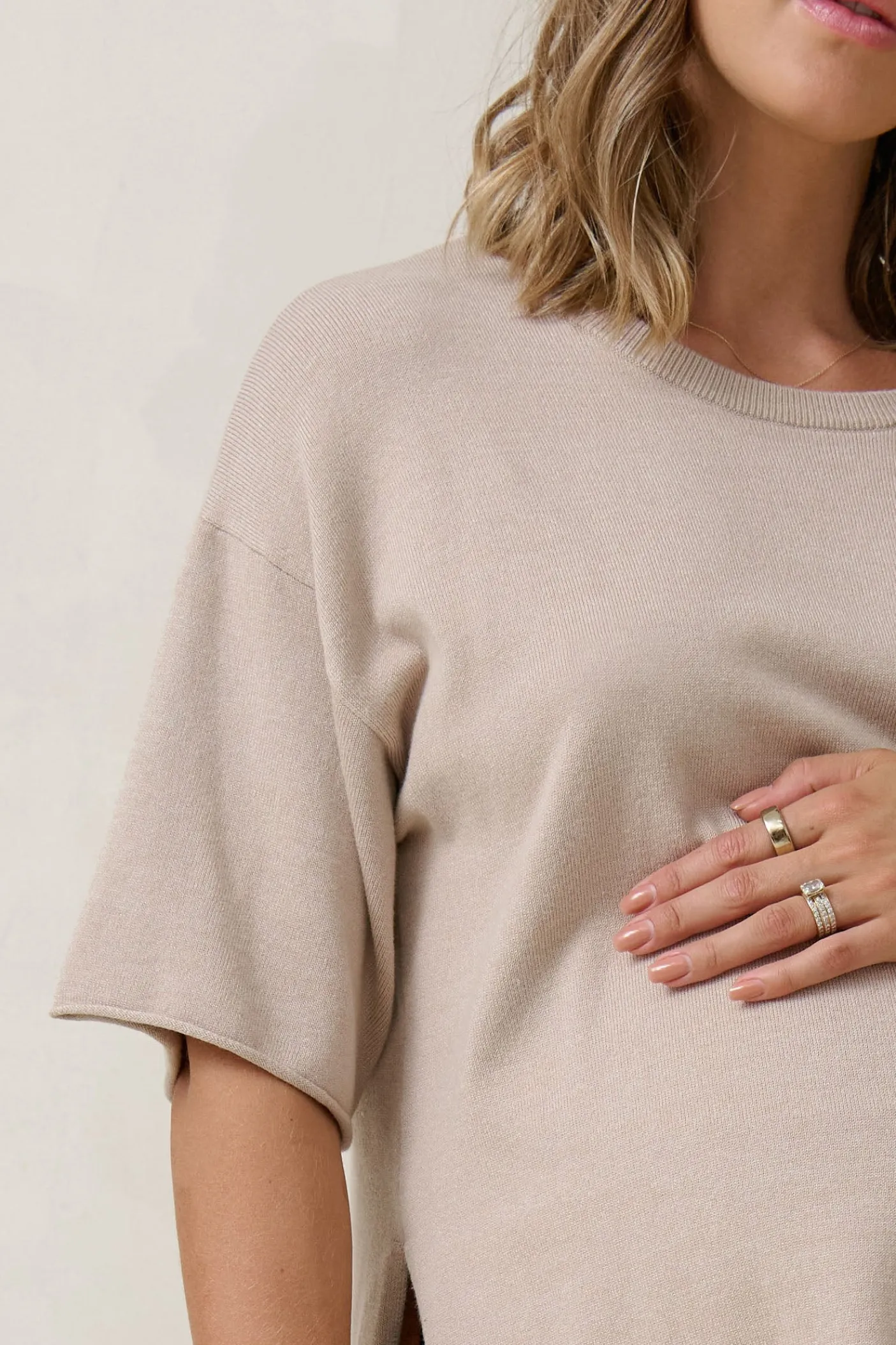 Cloud Nine Knit Tee