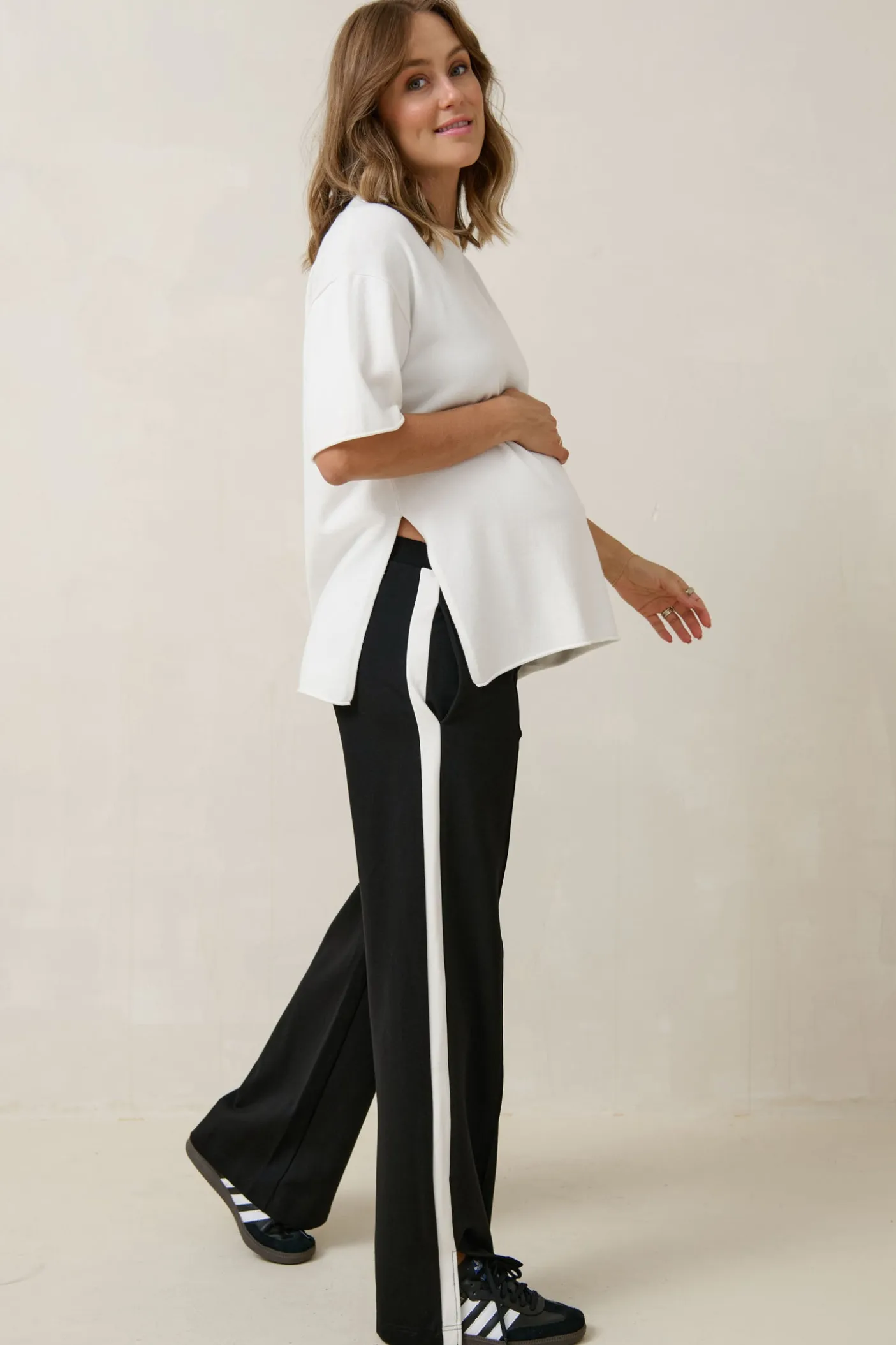 Cloud Nine Knit Tee - Ivory