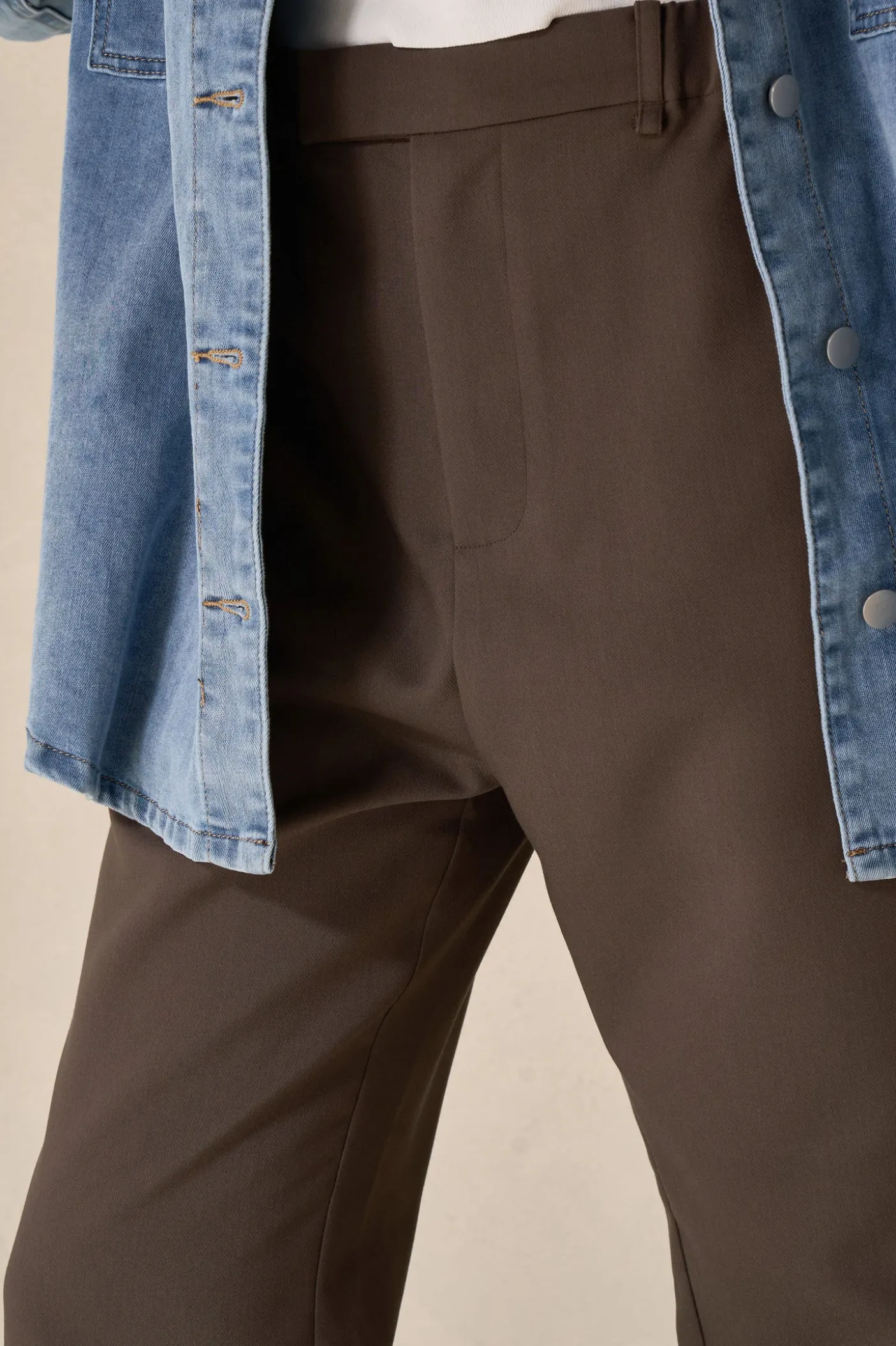 For Tomorrow Tailored Pant - Chocolate
