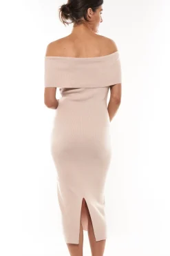 Glimpses Off Shoulder Dress