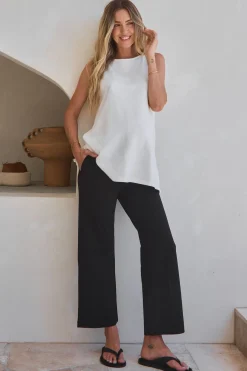 High Road Cropped Pant - Black