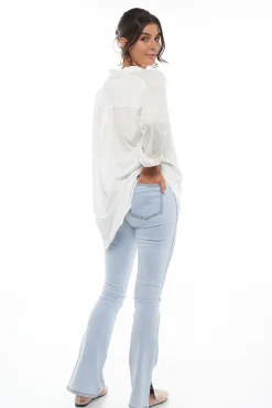 Keep It Going Split Hem Jean