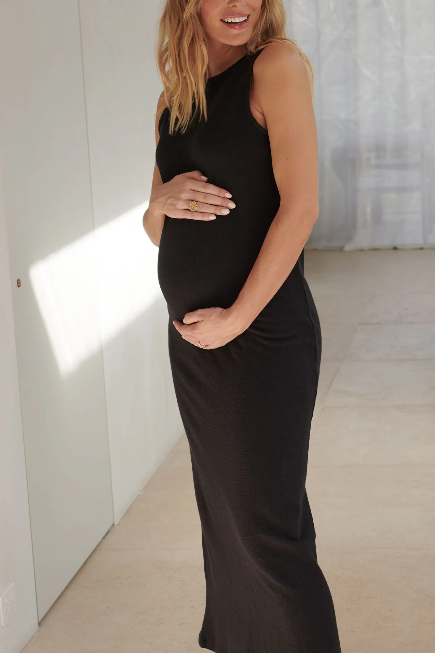 Kindred Column Dress - Black