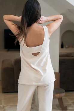 Kindred Nursing Top - Almond