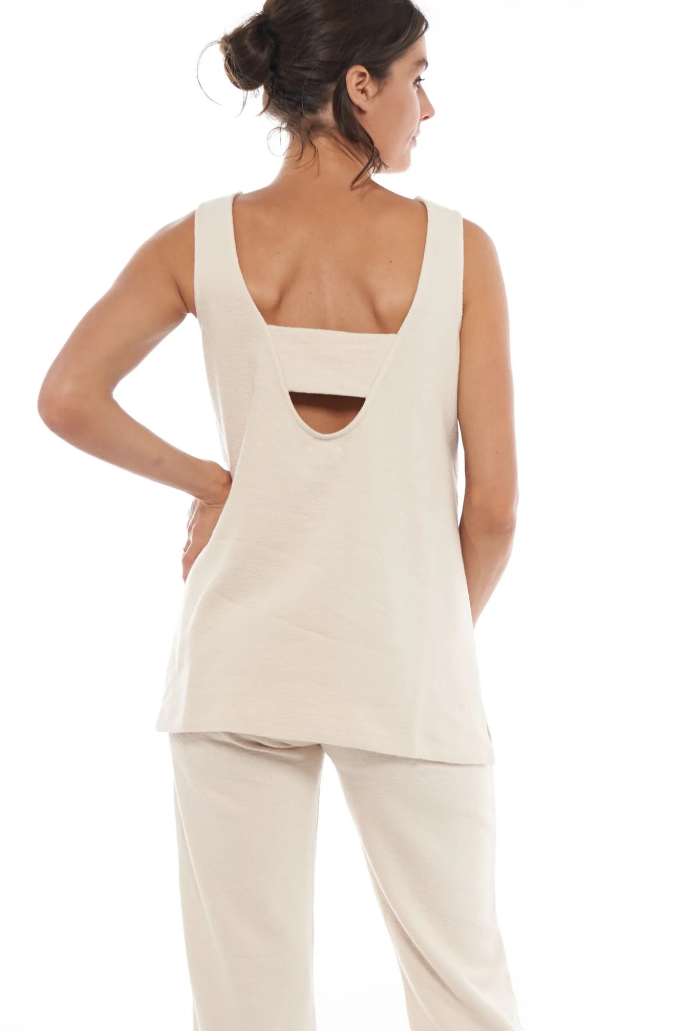 Kindred Nursing Top - Almond