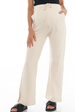 Kindred Split Pants - Almond