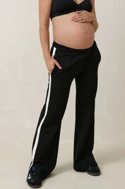 Like This Stripe Trackpant - Black