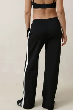 Like This Stripe Trackpant - Black