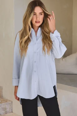 Perpetual Cotton Shirt - Blue
