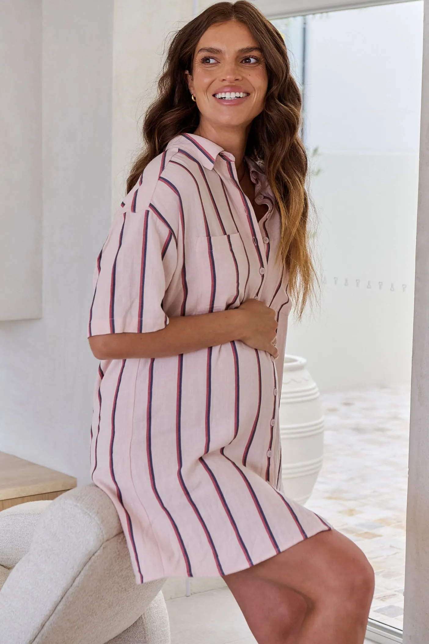 Rest Easy Linen Dress
