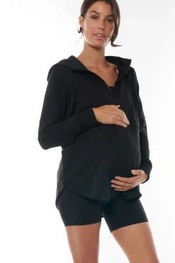 Run With Me Hoodie - Black