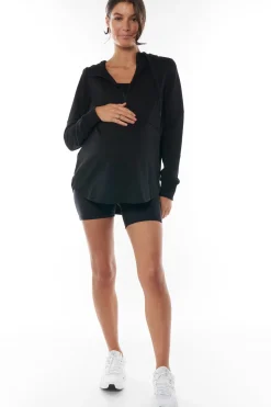 Run With Me Hoodie - Black