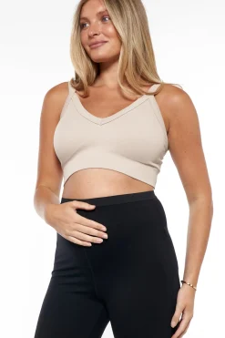 The Movement Crop - Taupe*