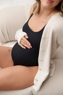 The Movement Maternity Bodysuit - Blk