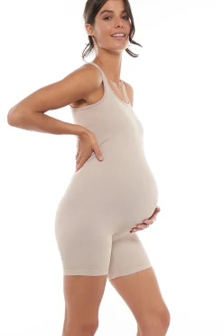 The Movement Romper - Taupe