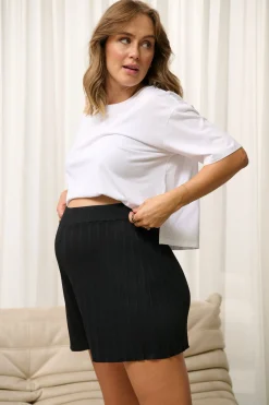 Wild Hearts Rib Maternity Short
