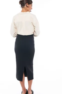 Wish I Knew Skirt - Black