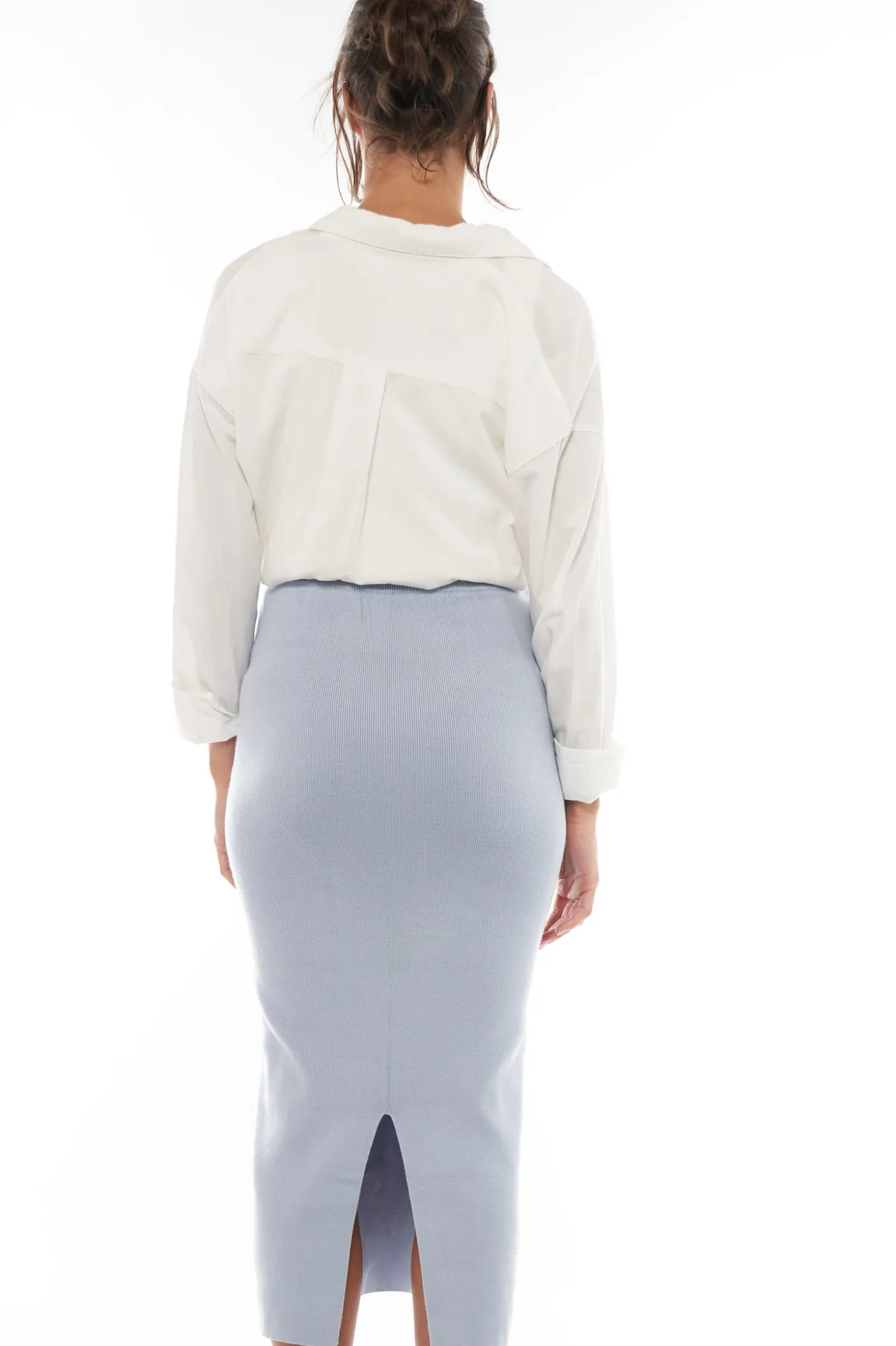Wish I Knew Skirt - Blue