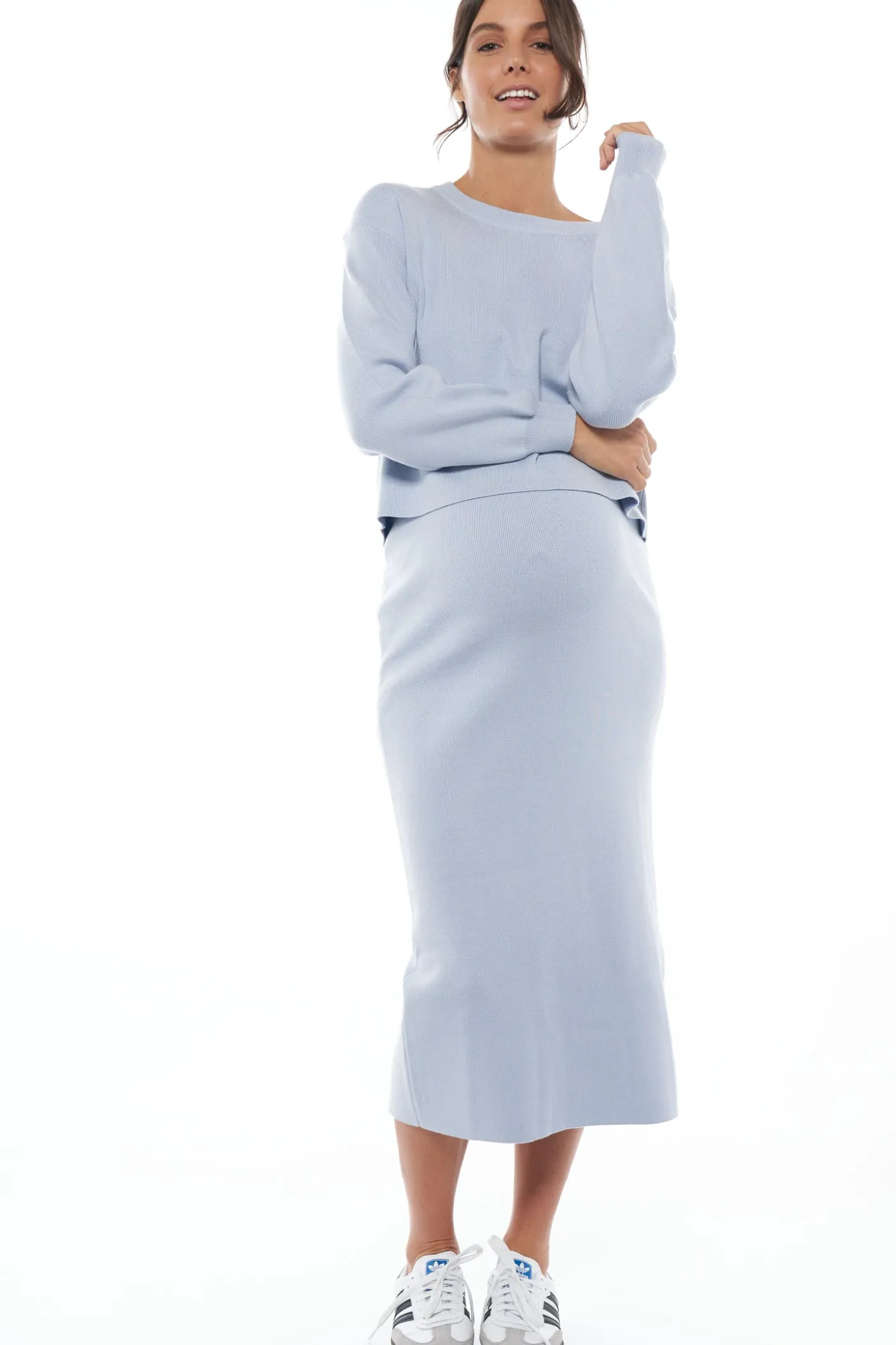 Wish I Knew Skirt - Blue